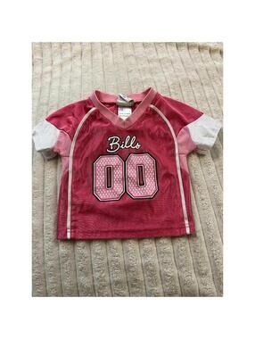 NFL Buffalo Bills Jersey Toddler Girls Size 12 Months Pink 00 Fan Gear